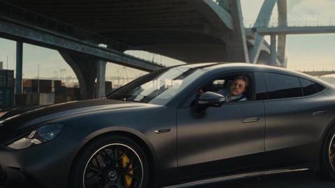 BRAD PITT x Mercedes-AMG GT 4-Door Coupé, 00:49